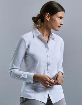 Damen Langarm Tailored Coolmax® Bluse 