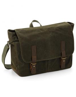 Heritage Waxed Canvas Messenger 