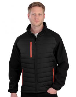 Black Compass Padded Softshell Jacke 