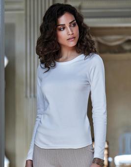 Damen Langarm Interlock T-Shirt 