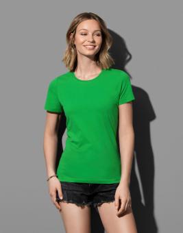 Classic-T-Shirt Rundhals Damen 