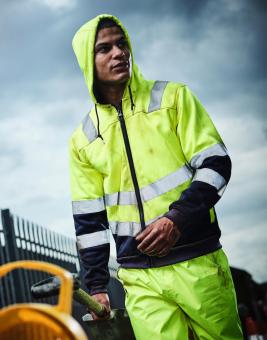 Pro Hi Vis Full Zip Hoodie 