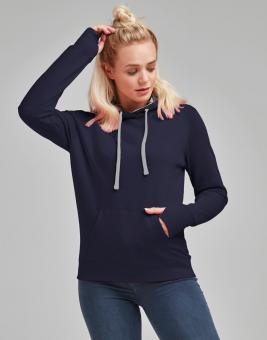 Damen Contrast Kapuzen-Sweatshirt SG24F 