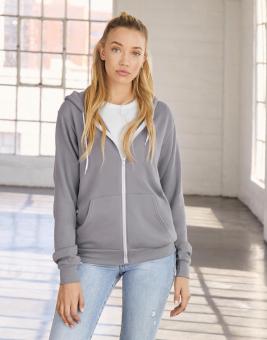 Unisex Poly-Cotton Full-Zip Hoodie 3739 