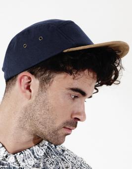 Suede Peak 5 Panel Basecap 