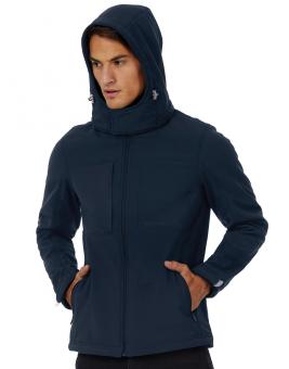 Herren Softshelljacke mit Kapuze JM950 