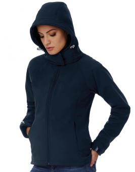 Damen Kapuzen-Softshell Jacke JW937 