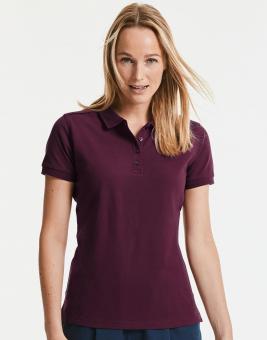 Damen Tailored Stretch Poloshirt 