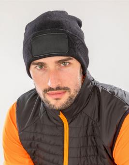 Recycled Double Knit Printers Beanie 