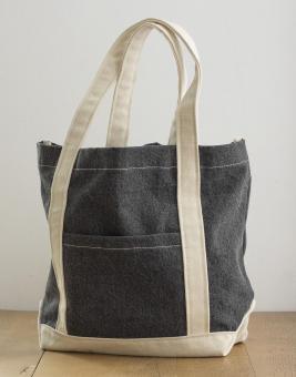 Canvas Denim Shopper 