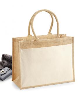 Cotton Pocket Jute Shopper 