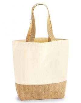 Jute Base Canvas Shopper W450 