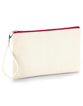 Canvas Wristlet Pouch 