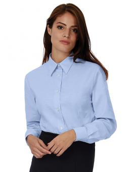 Oxford Bluse Langarm 