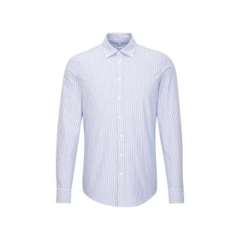 Slim Fit 1/1 Business Hemd mit Button Down Kragen 