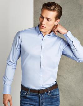 Slim Fit Stretch Oxford Hemd Langarm 