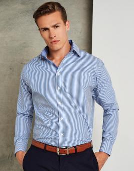Tailored Fit Bengal Stripe Langarm Shirt KK148 