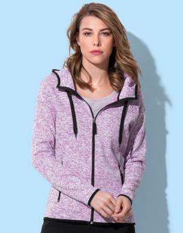 Active Knit Fleece Jacke Damen 