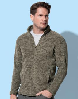 Active Melange Fleece Jacke 