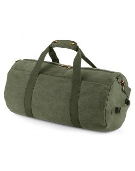 Vintage Canvas Barrel Bag BG655 