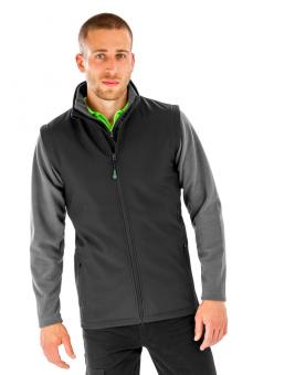 Herren Recycled 2-Layer Printable Softshell B/W 