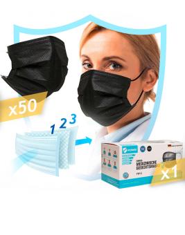 50 x Medical Face Mask 3-ply 