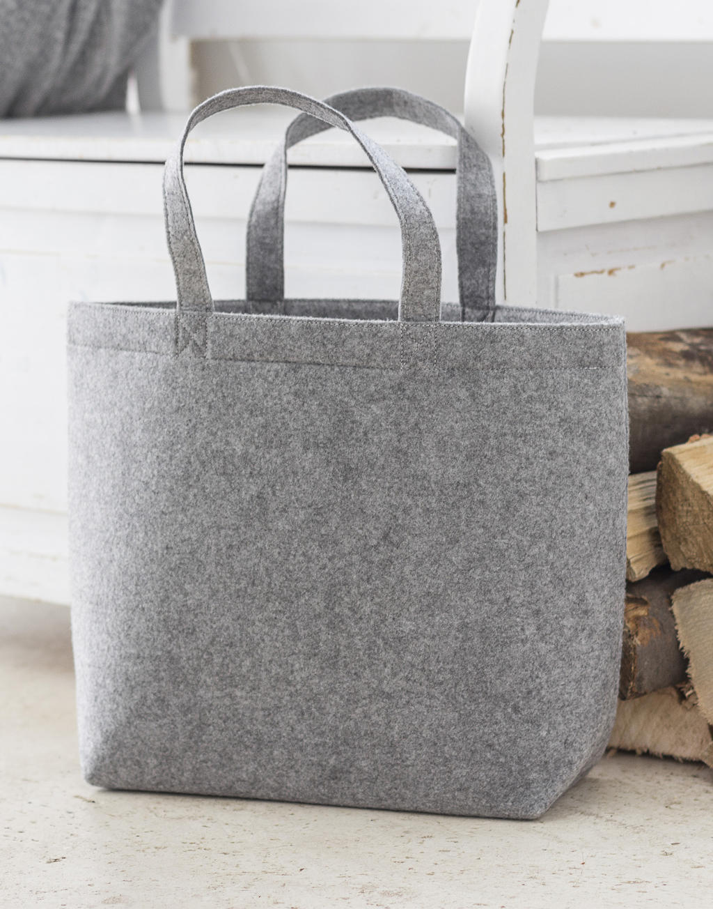 Felt shopper - einkaufstasche aus filz, Filzbeutel, Einkaufstaschen