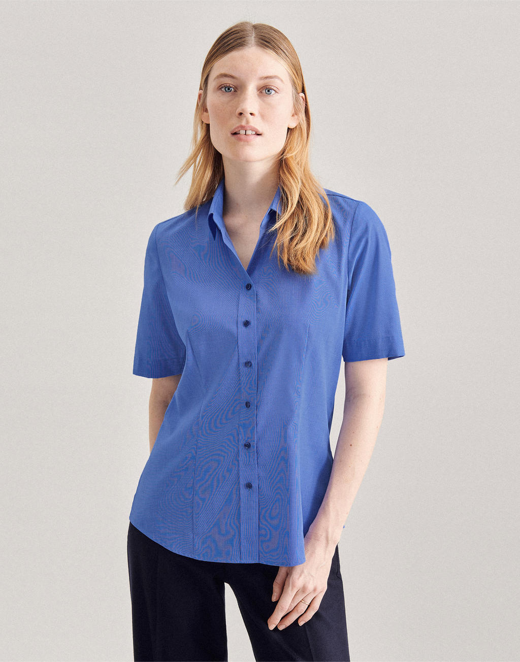 Seidensticker Modern Fit Bluse Kurzarm Basic-Shirts kaufen 
